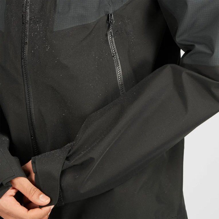 Salomon Outline GTX Hybrid Waterproof Men's Shell Jackets Black | CA 27M51